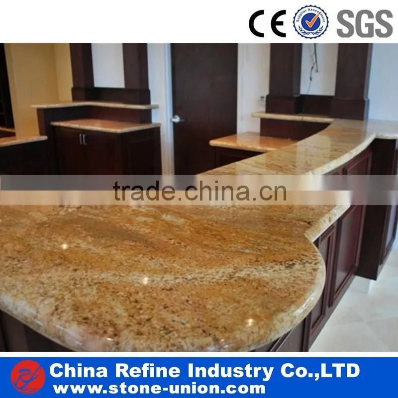 Imperial gold granite kitchen countertop
