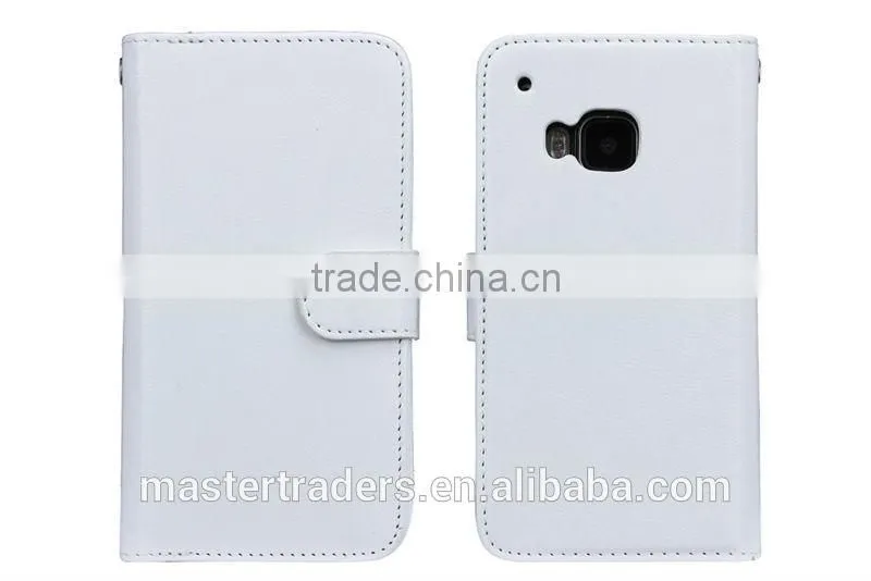 Cheap Crazy Horse Grain 2 In 1 Wallet PU Leather Case With Multi Card Slot For HTC One M9 MT-3657