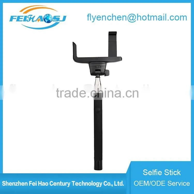 2016 wholesale monopod selfie mobile phone monopod wireless bluetooth selfie stick for phone