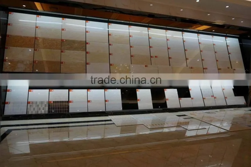 living room full polished floor tile 600x600