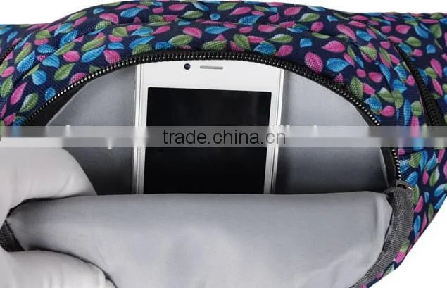 Best selling waterproof cheap polyester walk bags large capacity sport waist bag
