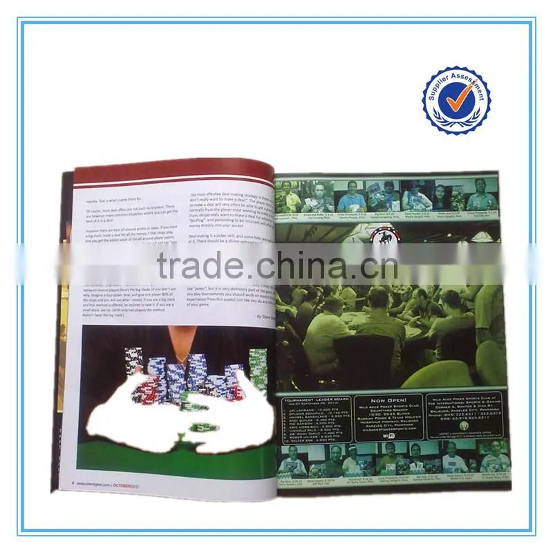 Product catalog, color magazine, a5 magazine printing