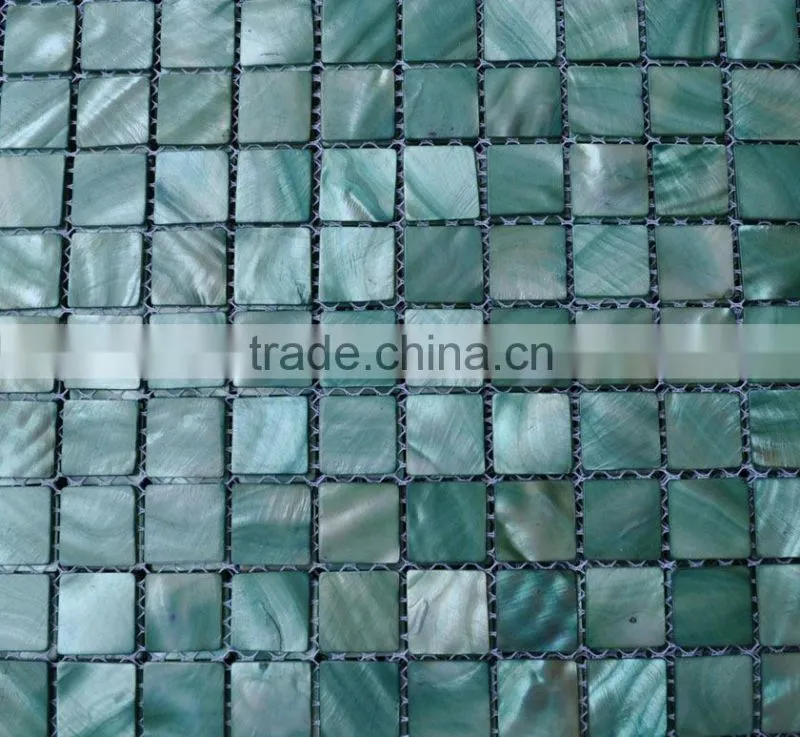 elegant blue color mother of pearl Mosaic