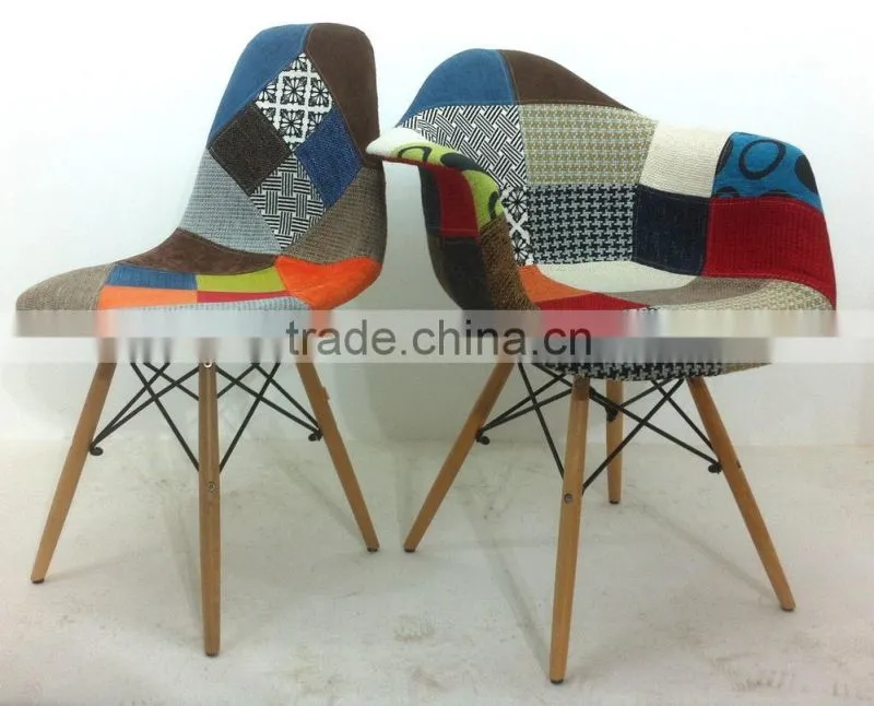 beautiful fabric chair patchwork chairs HYX-809C