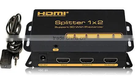 1.4v 3D 4kx2k 1x2 HDMI video and audio amplifier splitter