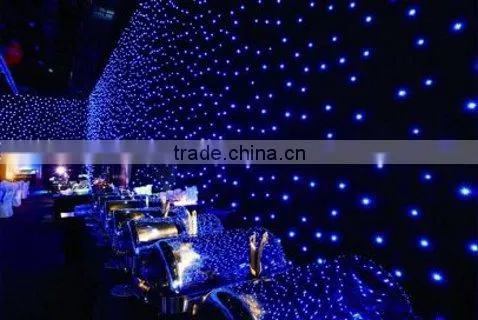 Indoor full color decoration strip led curtain display/P12.5 transparent led xxx video curtain