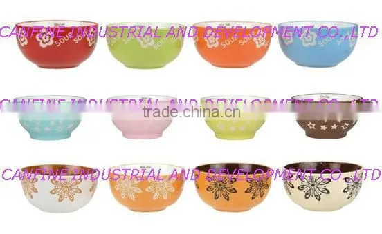 5.5" CERAMIC BOWL WITH SPOON