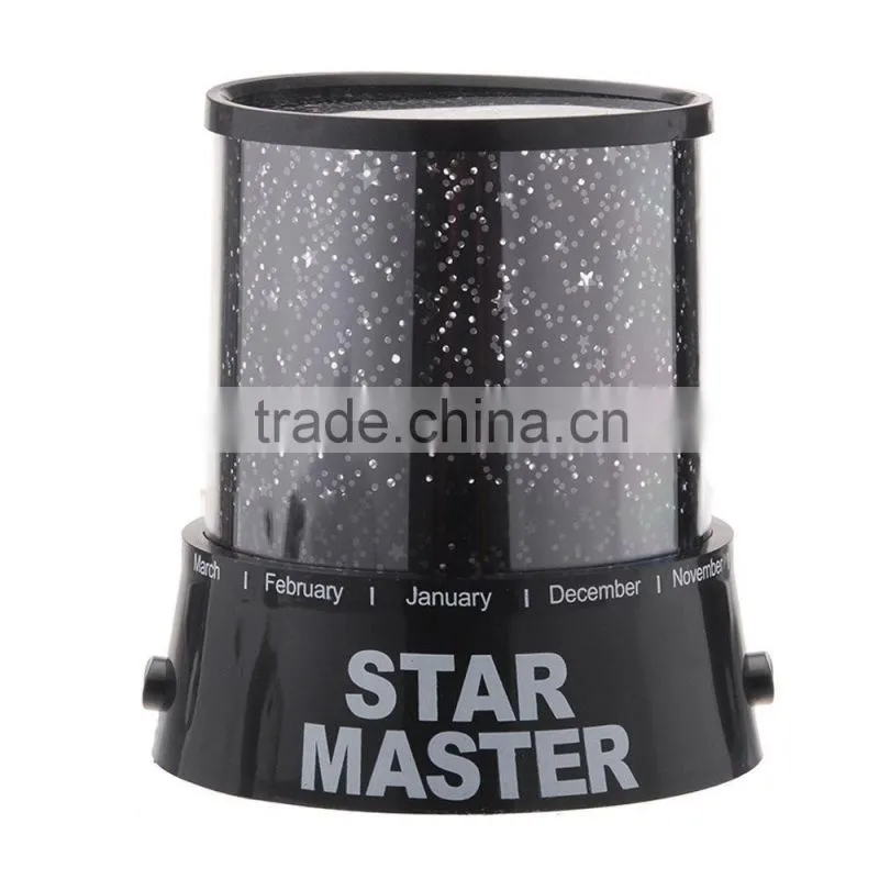 2016 Amazing 4.5V LED Star Light Star Master Night Romatic Gift Cosmos Star Sky Master Projector Starry Night Light Lamp