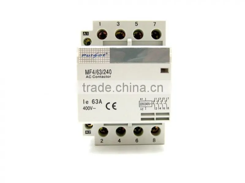 Cheap price 4 Pole Modular Contactors 400V 63A