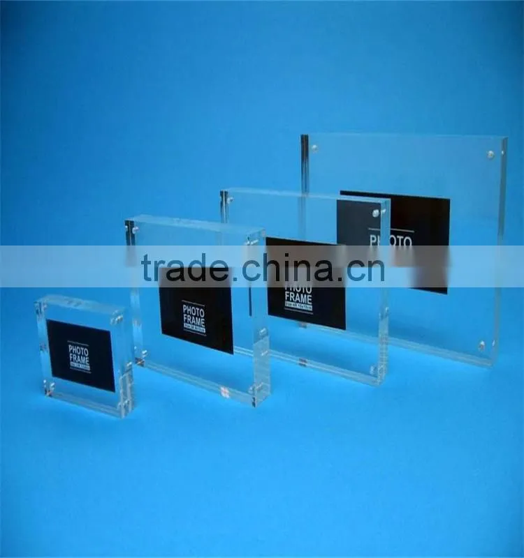 Clear Acrylic Frameless Picture Frame
