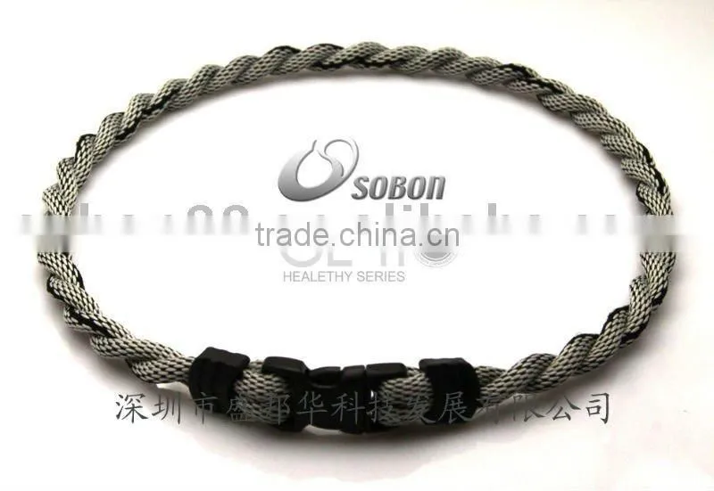new balance energy germanium America hot sale braided titanium ion baseball sports necklace