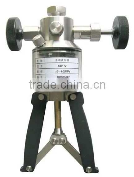 hand manual pressure pump / hand pump pressure calibrator