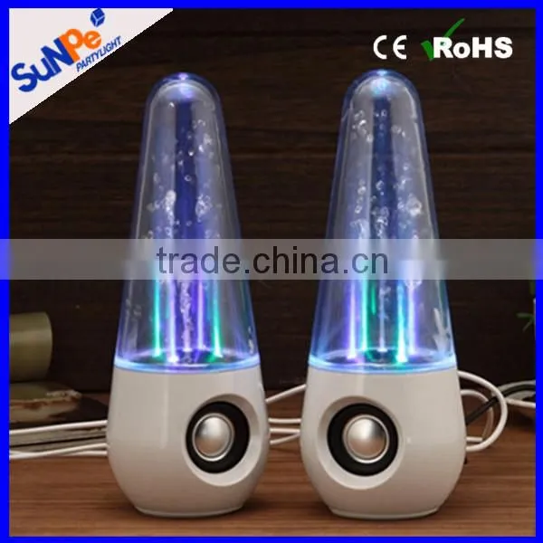 Round/Cylinder 2016 Hot Sale Product RoHs Mini Bluetooth Speaker with subwoofer and Light
