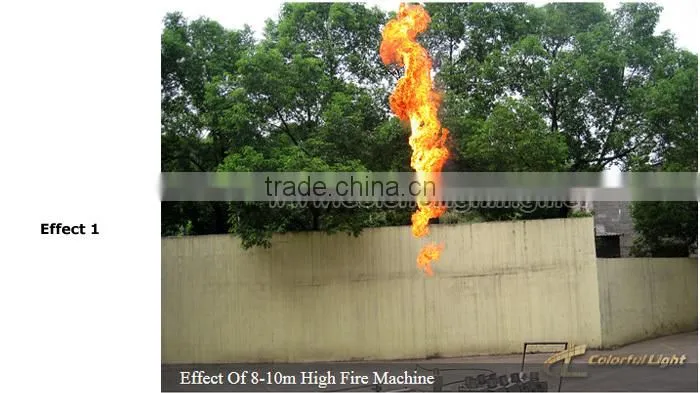 Fashion show stage conert DJ sound event equipment with DMX Fire Projector Machine/Stage Effect Flame Projector
