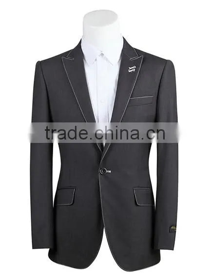 2015 High Quality Three Pieces one Button Classic Men Suits