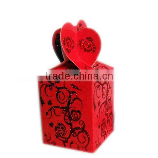cheap custom paper wedding candy box