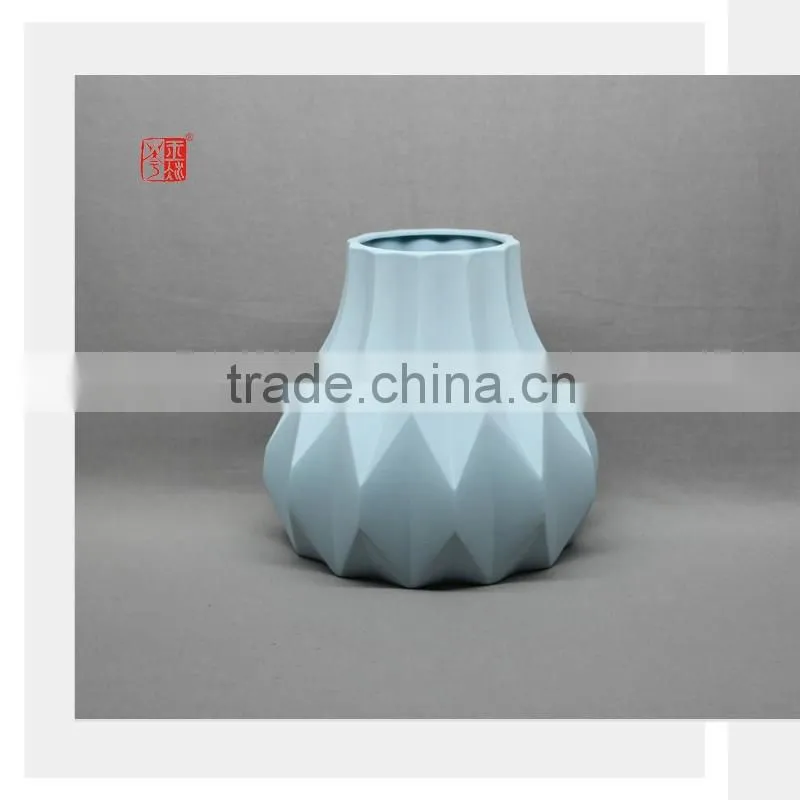 Modern Ceramic Home Decor Color Clay Ceramic Vase Sets