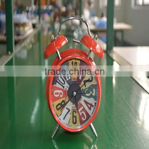 Popular Cute&Funny Twin Bell Alarm Clock for birthday gift