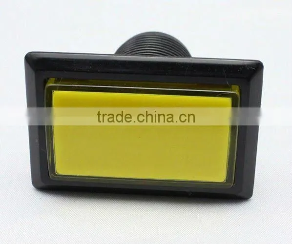 50.5* 33 Rectangle with lamp blue plastic push button switch sonic arcade game machine push button switch