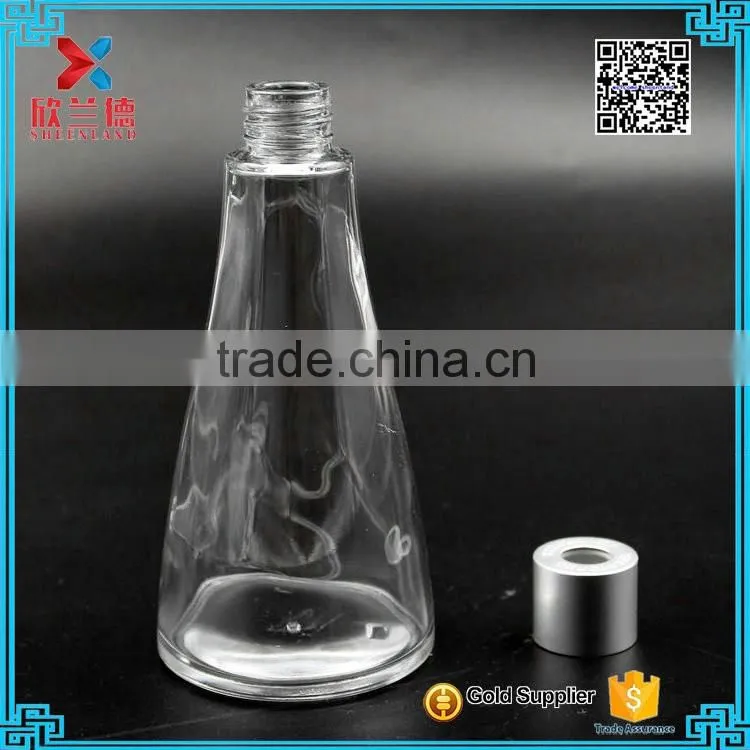 unique perfume pump glass bottle 150ml