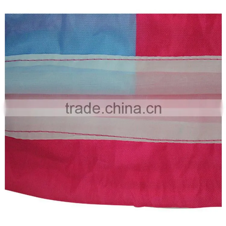 Nylon polyester foldable shopping drawstring nylon bag