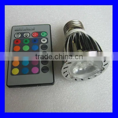 IR Remote control RGB LED Spotlight