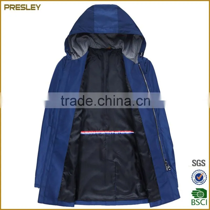 Men Outdoors Sportswear Slim Fit Windbreaker jacket with 100% polyester waterproof