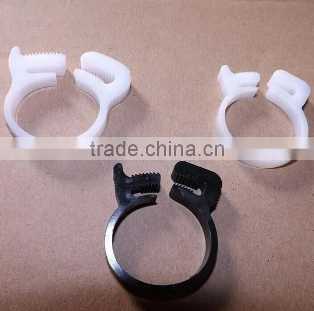 Plastic pipe clamp, plastic hose clamps, clamp, pipe clamp strength, clamp, plastic hoop, plastic fasteners