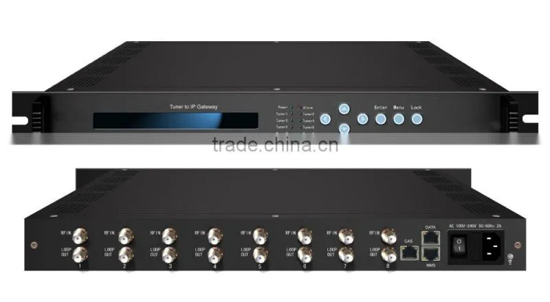 IPTV Headend Streamer DVB-T2/S/S2 DVB to IP Gateway