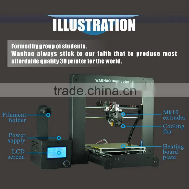 Low cost 3d printing model for small spare parts