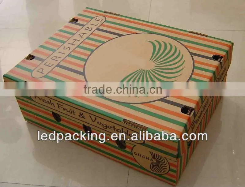 Waxed Corrugated Box For Seafood