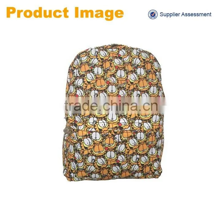 sannovo Hong Kong fair cute cartoon Garfield kids school bag set