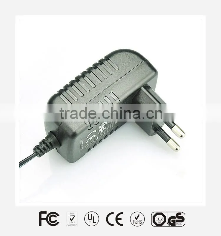 12V 1A wall mount AU-plug power supply with interchangeable tips