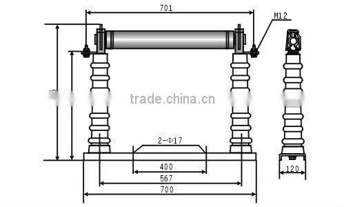 high voltage ceramic fuse holder for XRNT fuse