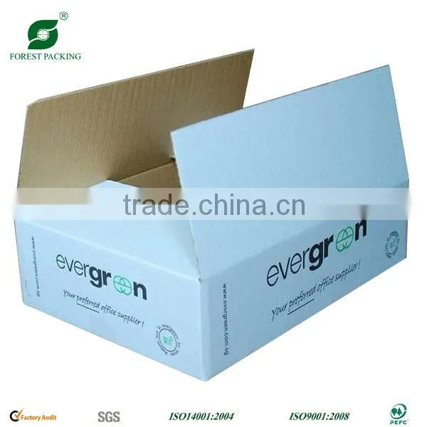 WHITE CORRUGATED EASTER EGG PAPER BOX