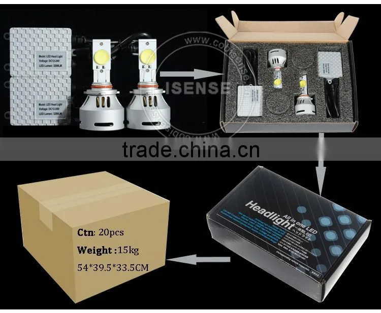 New Design 4G Custom-made LED Chip 9007 LED Car Headlight