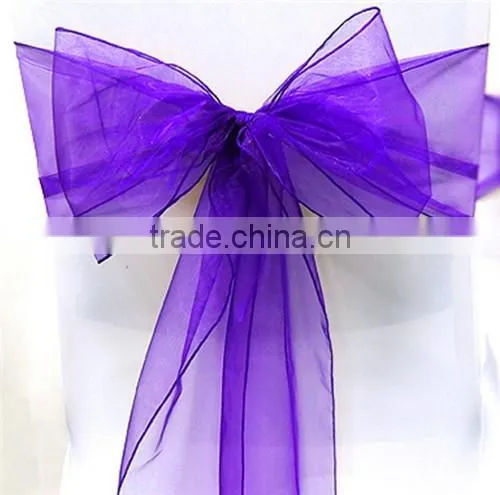 Fancy Transparent Chair Sashes