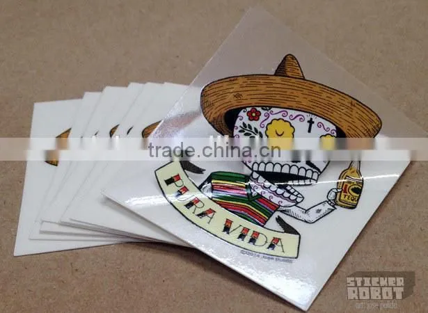 New model Permanent custom pill bottle label fabric stickers Printed,UV Protected Printing jar labels ---DH20417