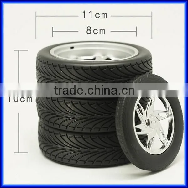 Hot sell black color resin school tire pen holder/office tyre pen container