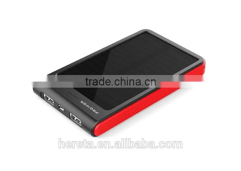 Newest product 8000mah solar power bank