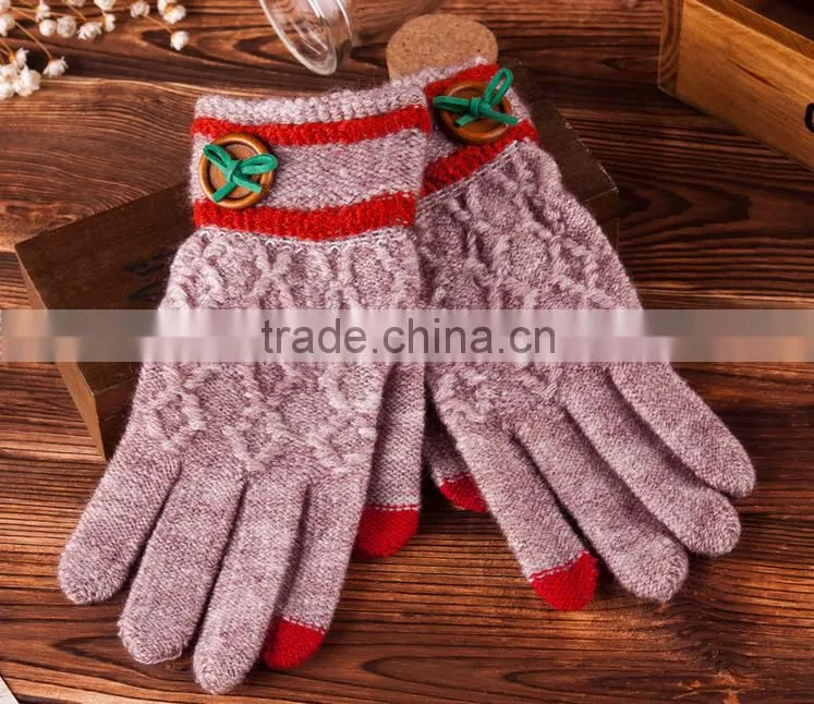 Best Sellers Cute Flower Touch Screen Gloves For Girls For Christmas 2015