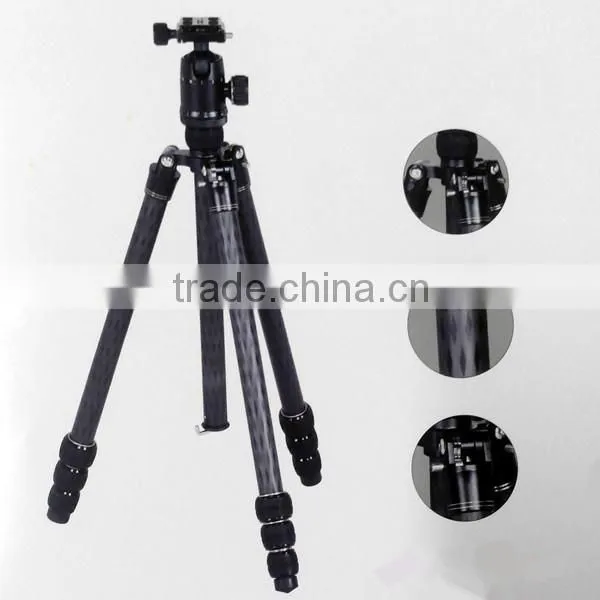 Professional Carbon Fiber Tripod 4section DSLR Camera Tripod