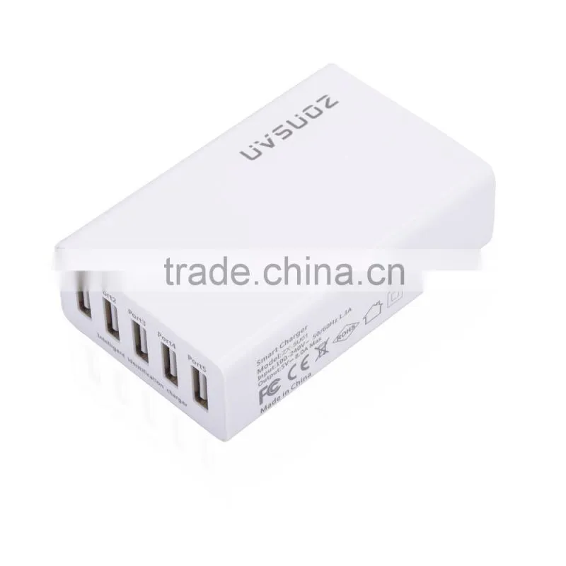2016 Consumer Electronics Handy Charger 5-PORT USB Phone Charger