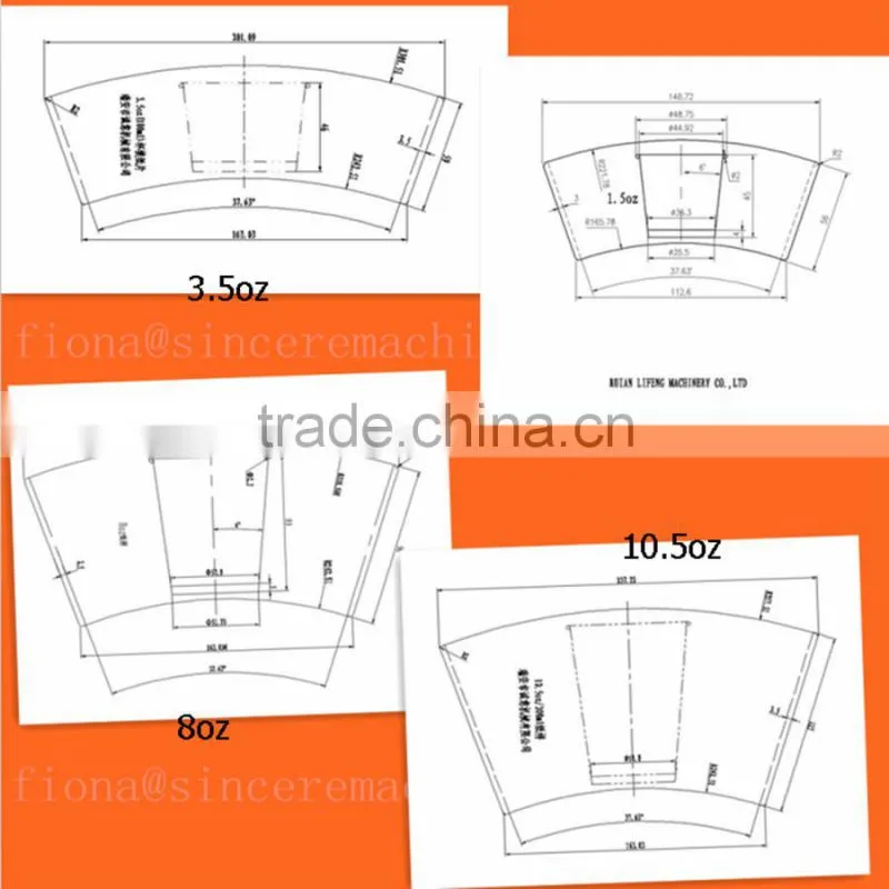 semi automatic 5oz paper cup making machine for 18 years experience