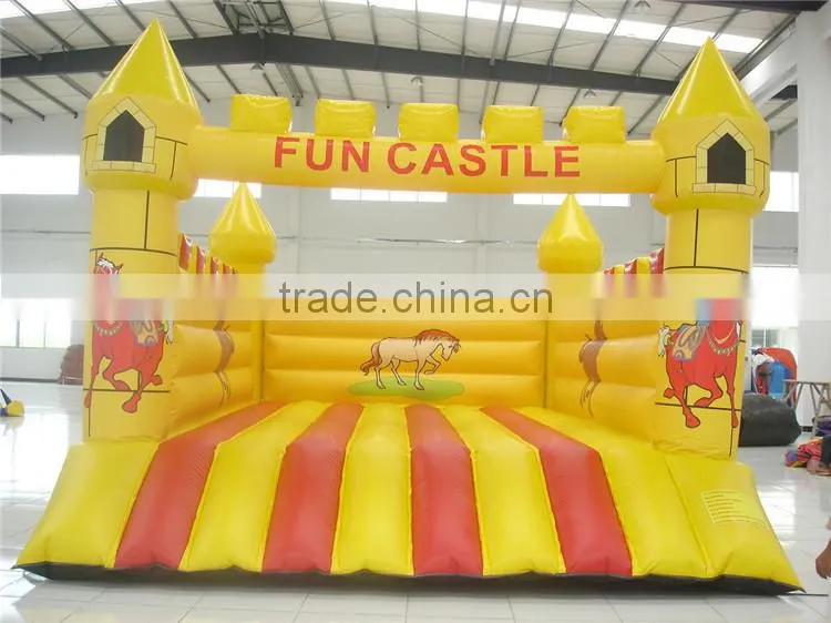 gaint mickey mouse inflatable amusement park with tannal and slide