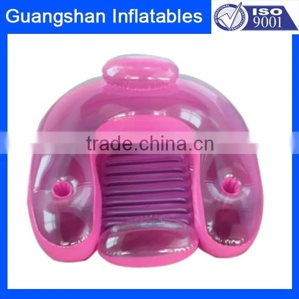 Pool Beach inflatable water floating chair with holders