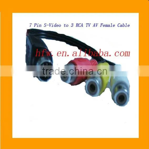 usb male a to 3 rca cable