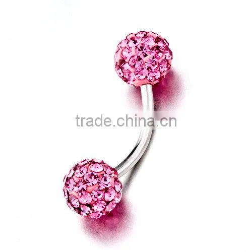Charming Magnetic Red Full-jewelled Unique Fancy Eyebrow Rings Body Piercing Jewelry