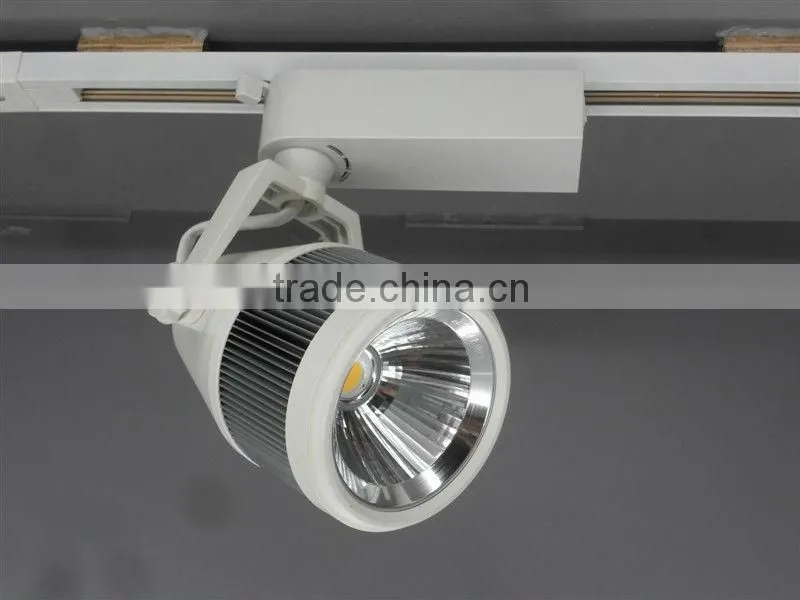 HIGH QUALITY! Metal Halide Lamp,30W 24w led cob track light,led track spot light,commercial led track lamp,black/white