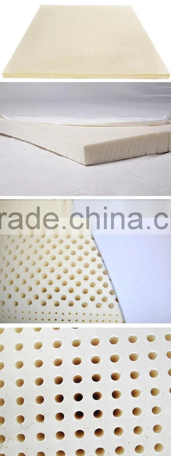 best selling products 100% natural latex topper mattress